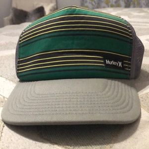 Hurley SnapBack green/yellow/black trucker hat